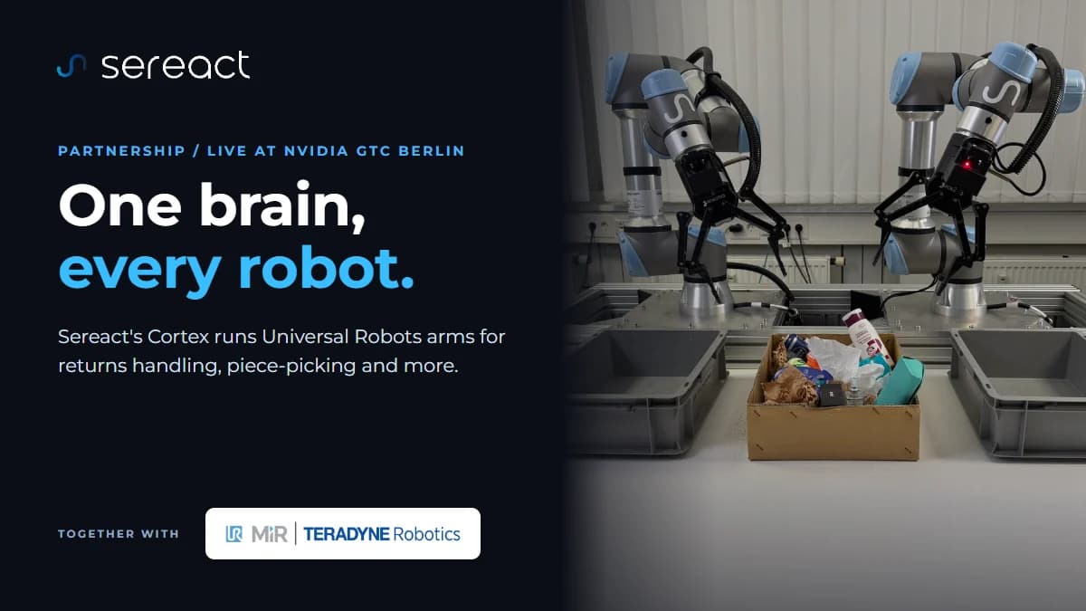 Teradyne Robotics and Sereact partner to scale physical AI solutions for retail and logistics
